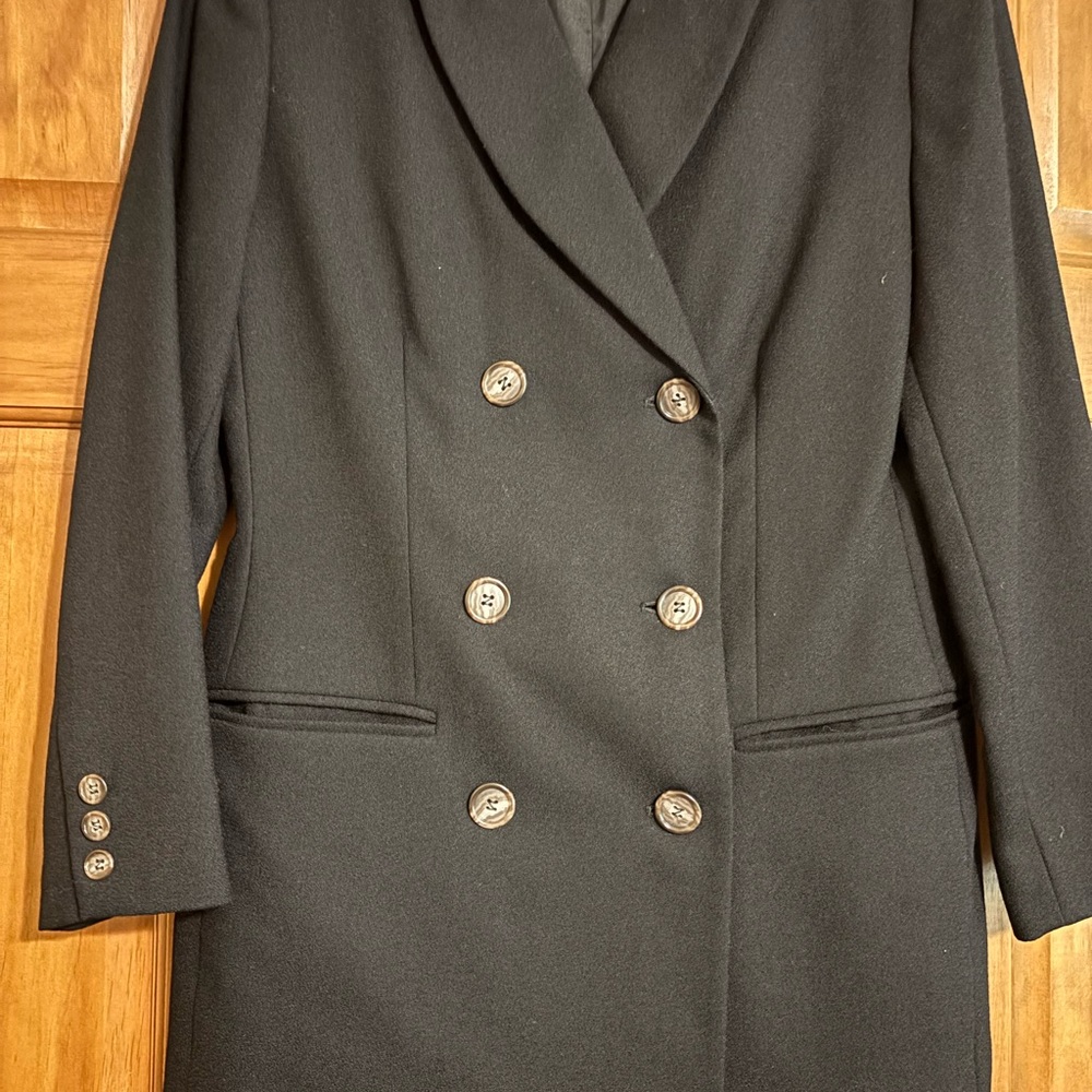 Vintage Lord & Taylor Black Double-Breasted Suit